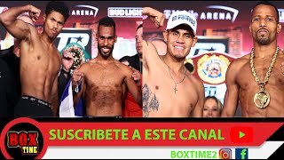 PESAJE EMANUEL VAQUERO NAVARRETE VS ROBSON CONCEICAO Y SHAKUR STEVENSON VS DE LOS SANTOS [upl. by Arrahs]