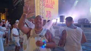 Benidorm Pride Festival 2024 White Party Atmosphere Part One 4K [upl. by Gaiser]