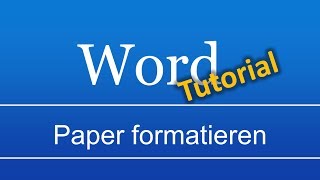 Paper formatieren gemäß IEEE [upl. by Acirederf]