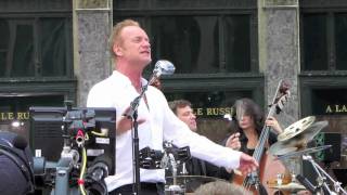 Sting performs quotEnglishman In New Yorkquot live in NYC [upl. by Nylsor464]