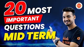 20 Most Important Maths Questions for Class 10 MidTerm  Guaranteed Questions of Maths CBSE2024 [upl. by Cower265]