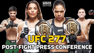 UFC 277 Peña vs Nunes 2 PostFight Press Conference  MMA Fighting [upl. by Akcirehs]