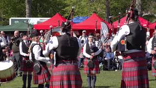 Turriff amp District Pipe Band competing in Grade 2 bands at the 2019 North of Scotland Championship [upl. by Schuyler]