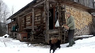 The simple life of a grandfather in the mountains far from civilization A house without light [upl. by Akinnor]