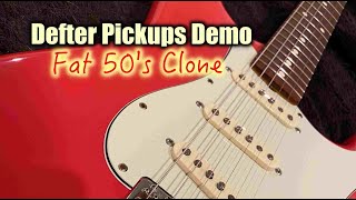 Defter Fat 50s Clones  Pickup Demo [upl. by Resee]