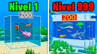 Construí un ZOO SUBACUÁTICO para TODOS los ANIMALES MARINOS en Minecraft [upl. by Euhc]