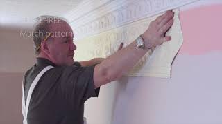 How to Apply Lincrusta Friezes [upl. by Namzed]