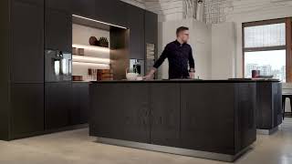 Intersection Kitchen by MolteniampC at Livingspace Interiors Vancouver [upl. by Cirda]