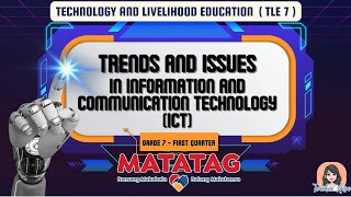 TLE 7MATATAG CURRICULUM LESSON  1ST QTR  TRENDS AND ISSUES IN ICT [upl. by Varin]