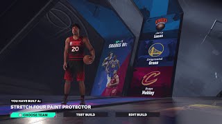 NBA 2K25 RARE BUILDS  STRETCH FOUR PAINT PROTECTOR [upl. by Kimber406]