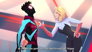 Gwen Reacts To Miles New Suits [upl. by Chaffee]