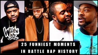 25 Funniest Moments In Battle Rap History Part 1‼️ MUST SEE [upl. by Yrrej146]