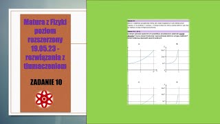 Zadanie 10 Matura z Fizyki poziom Rozszerzony 19052023  rozwiązania krok po kroku [upl. by Banyaz974]