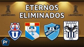 11 EQUIPOS MÁS ELIMINADOS DE LA COPA LIBERTADORES [upl. by Auqinal]