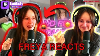 Freya Reacts to JOSH AND FREYA BEST MOMENTS 3  ZerkaaHD and Freya Nightingale [upl. by Zanlog334]