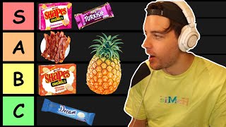 TIER LISTING AUSTRALIAN SNACKS Shapes Pizza Toppings Favourites [upl. by Moulton729]