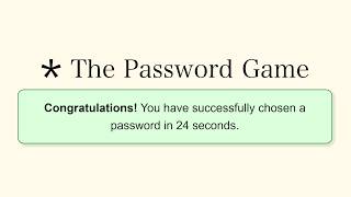 How speedrunners beat The Password Game in 24 seconds [upl. by Cilurzo]