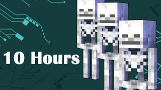 Minecraft Skeleton Sounds 10 HOURS [upl. by Arracot]