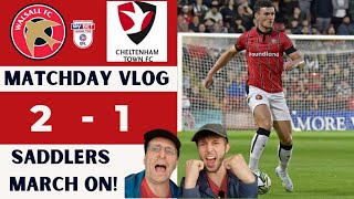 Walsall 2 Cheltenham 1 Matchday Vlog 😄 [upl. by Myrle]