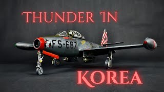 Hobby Boss I 132 Republic F84E Thunderjet I Full Video Build I [upl. by Grubb55]