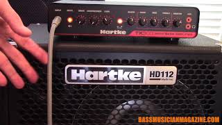 Bass Musician Magazine Reviews  Hartke TX300 Bass Amplifier [upl. by Hamilah]