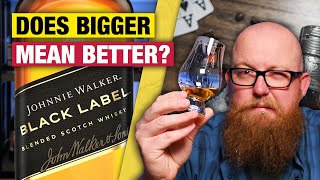 Johnnie Walker Black Label  12 Year Old Blended Scotch Whisky Review [upl. by Kurt]