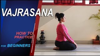 Vajrasana  Yoga for beginners  yoga for good digestion [upl. by Rob]