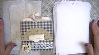 Glassine Bag Tutorial [upl. by Annawyt]