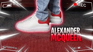 Alexander McQueen Oversized Sneaker Red👹  Review  On Feet [upl. by Nogras]