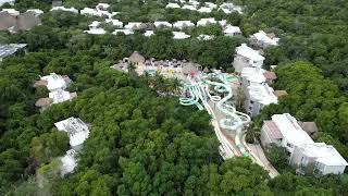 Sandos Caracol Eco Resort Aerial Tour [upl. by Yeltnarb645]