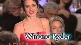 Winona Ryder Salutes Martin Scorsese at the AFI Life Achievement Award [upl. by Dolphin398]