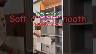 Innotech Drawer system sliding wardrobe amazing ideas viral modularinteriors youtubeshorts [upl. by Leonidas]