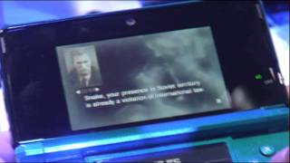 Metal Gear Solid Snake Eater 3D gameplay video from E3 2011 [upl. by Alekat]