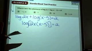 7 6 Exponentiate each side of an equation [upl. by Ainoek]