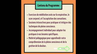 Gestion douleur mindfulness [upl. by Cynara]