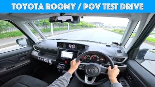 2022 Toyota ROOMY  Test Drive  POV with Binaural Audio [upl. by Taka14]