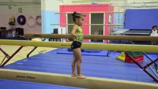 Ilani  4 Year Old Gymnastics Super Star [upl. by Piegari]