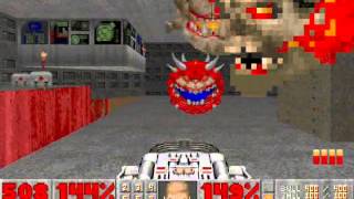 Doom II 100 Walkthrough Map08 Tricks and Traps [upl. by Rednazxela918]