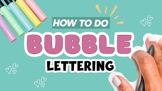 Create Stunning Bubble Letters with this StepbyStep Tutorial [upl. by Celene]