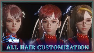 Stellar Blade  All Hair Styles amp Customizations [upl. by Adriana]