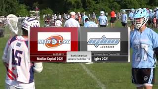 Igloo vs Madlax Capital 2021s Lacrosse Highlights  North American Lacrosse Tournament 2019 [upl. by Dodie]