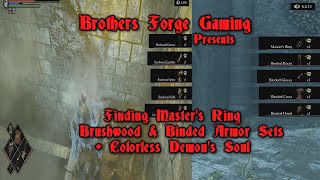 Demons Souls  Gates of Boletaria Secret Area  Brushwood amp Binded Armor  Colorless Demons Soul [upl. by Gresham609]