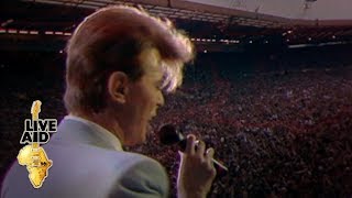 David Bowie  Rebel Rebel Live Aid 1985 [upl. by Cad]