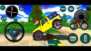 Modified Mahindra Thar Car Games Indian Cars Gadi Wala Game  Car Game Android Gameplay [upl. by Kendra25]