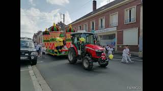 Fête Patronale  Défilé de Chars  Grandvilliers 60  2024 [upl. by Nevil]