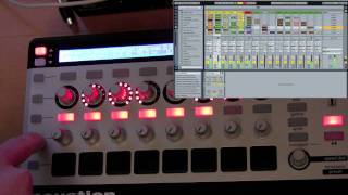 Novation  Controlling scenes and clips in Ableton Live with SL MkII [upl. by Netta]