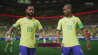 🇧🇷 BRAZIL vs PORTUGAL 🇵🇹  FIFA WORLD CUP QATAR FINAL  RONALDO VS NEYMAR  PS5 4K FIFA 23 [upl. by Kealey]