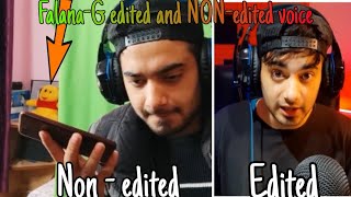 FalanaG edited and NONedited voice  YesSmartyPie reveals the voice of Mr FalanaG 🔥minecraft [upl. by Memory]