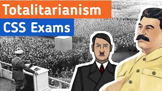 Totalitarianism in Political Science Totalitarianism in HindiUrduWhat is Totalitarianism [upl. by Dupre744]