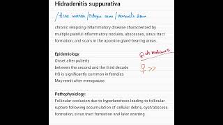 HIDRADENITIS SUPPURATIVA MADE EASY BY drmedicinerxsubscribe [upl. by Magda]